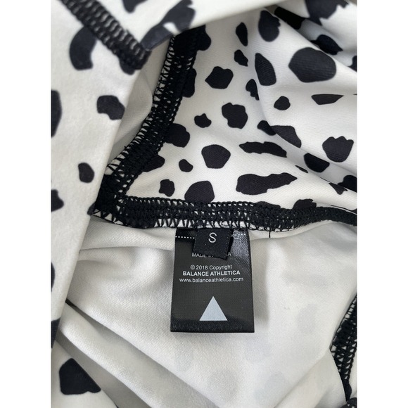 Balance Athletica Women Size Small Snow Leopard Print Leggings High Waist - Picture 9 of 10